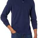 Amazon Essentials Men's Long-Sleeve Pique Polo Shirt XL