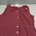 BTFBM Summer Dresses for Women 2026 Spring Clothes Sleeveless Crewneck Beach Vacation Outfits Mini Flowy Sun Dress Large
