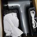 Massage Gun Deep Tissue, Handheld Electric Muscle Massager, High Intensity Percussion Massage Device for Pain Relief with 9 Attachments & 30 Speed(Grey)