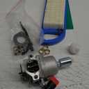 MIA12509 MIA11474 MIA11520 Carburetor Compatible with John Deere L107 L108 115 LA115 LA105 D110 LA125 Lawn Mower Tractor with GY20573 M149171 Air Filter Pre Fuel Filter
