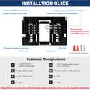 ELECTECK Non-Programmable Digital Thermostat for Home, up to 1 Heat/1 Cool with Large LCD Display, Compatible with Single Stage Electrical and Gas/Oil System, Black