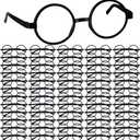 TUPARKA Wizard Glasses with No Lenses and Lightning Bolt Tattoos