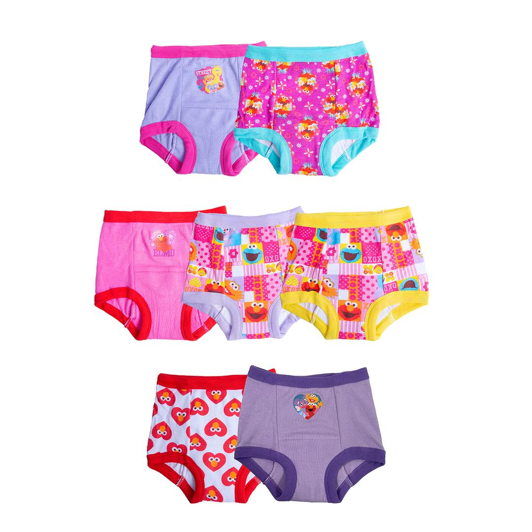 Potty Training Pants with Elmo, Cookie Monster, Big Bird + Stickers & Success Chart, 3T