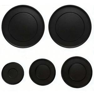 5-Piece set of gas stove burner cover,Upgraded gas stove burner cover kit for SABAF Stoves,Oven Gas Hob Burner Crown Flame Cap Cover, Stove Handles Lid Kit (Flat)