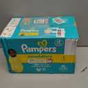 Pampers Swaddlers Diapers, Size 1 (8-14 lbs), 96 Count, Absorbent, Keeps Baby Dry and Comfortable, Skin Safe Disposable Baby Diaper