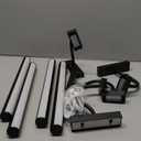 15.7'' Picture Lights for Wall with Motion Sensor, 9000mAh Rechargeable Battery Operated Poster Lights for Paintings, Portraits, Wall Decor, Black(4 pcs)