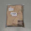 ROZKITCH Dog Anxiety Jacket Vest with Hoodie Soft Ears Cover, Warm Anxiety Jacket Shirt for Medium Dogs for Fireworks Travel Vet Visit 4th of July Holiday Christmas Khaki L (L(Back:17.7";Chest:19.7"-23.6"))