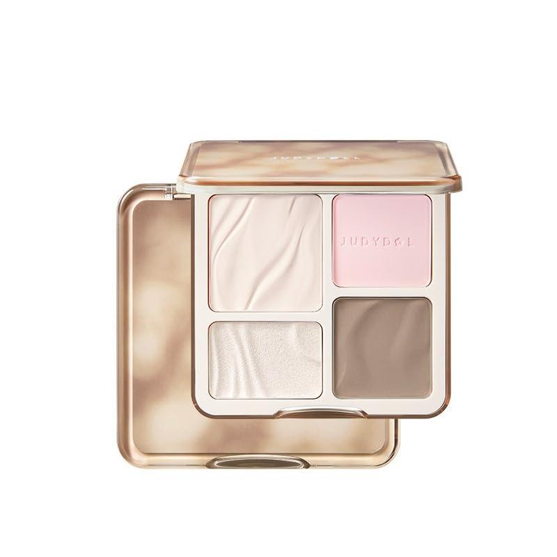 1 PC Juduo 4 Color Facial Highlighter & Contour Multi Purpose Makeup Palette, Silky Smooth Creamy Facial Contour Highlighter Palette, 9g (04 New) 1 PC Juduo 4 Color Facial Highlighter & Contour Multi Purpose Makeup Palette, Silky Smooth Creamy Facial Contour Highlighter Palette, 9g (04 New)