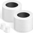Core Mini Replacement Filter Compatible with LEVOIT Core mini-P Air Purifier, 3-in-1 Pre, H13 True HEPA, Activated Carbon Filtration System, Core Mini-RF, 2 Filter & 10 Fragrance Sponge，By Improvedhand