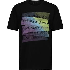 Calvin Klein Boys' Short Sleeve Graphic Crew Neck T-Shirt, Comfortable, Relaxed Fit (14-16)