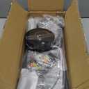 ASGYISA Semi Flush Mount Modern Ceiling Light Fixture 6 Lights Black Vintage Matte Sputnik Chandelier Ceiling Lamp with E26 Bulb Base for Farmhouse Dining Room Living Room Bedroom Study Kitchen