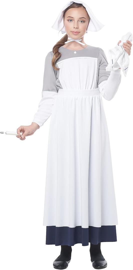 California Costumes girls War Nurse, Large