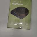 Smart Coffee Mug Warmer, 50W Fast Heating Coffee Warmer for Desk with 5 Temperature Control & 2-12H Auto Shut Off, Electric Large Panel Cup Warmer for Milk, Beverage, Candle, Matte Black