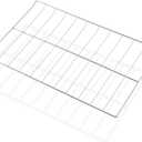 Allstare WPW10550642 Oven Rack Replacement Parts for Whirlpool Stove Oven Rack 304 Stainless Steel 25 x 15 Inches W10550642 Amana Range Parts Oven Rack Oven Shelf Wire Rack, Count of 1 