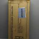 Natural Wood 5 Gallon Water Dispenser Stand - 31"H, 3-Tier Jug Holder with Top Shelf (Walnut Color)