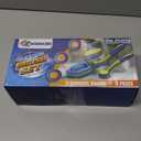 Scrub Brush Set for Bathroom Kitchen Bathtub Toilet Deep Cleaning Brush Tools All Purpose Cleaner Sponge Scrubbing Brushes with Ergonomic Handle, 4-Piece