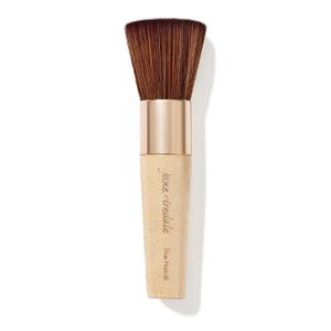jane iredale The Handi Brush, Medium, Semi-Dense Complexion Brush for Controlled, Even Application of Powder Makeup, Vegan, Cruelty Free (Rose Gold)
