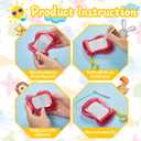 24 Pack Mini Magnetic Drawing Boards for Kids Erasable Doodle and Writing Pad Backpack Keychain Clip Drawing Board for Birthday Party Favors Goodie Bag Stuffers