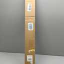 LazBlinds No Tools No Drill 1" Vinyl Mini Blinds, Cordless Blinds for Windows, Light Filtering Horizontal Window Blinds & Shades, 34 1/2" W x 64" H, White