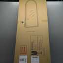 SUNQUEEN 58"x19" Floor Mirror Full Length, Arched Full Length Mirror with Stand, Full Body Mirrors for Bedroom Living Room or Cloakroom Black
