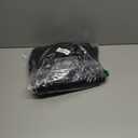 ZESICA Women's 2025 Boho Long Sleeve Square Neck Smocked High Waist Flowy A Line Lace Trim Maxi Dress Black XL