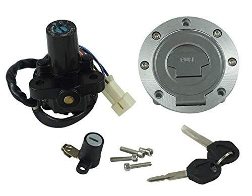 for Yamaha R1 1998-2005 YZF R6 1999-2005 MT03 06-12 Motorcycle Ignition Switch Lock + Fuel Gas Cap + Seat Lock + 2 Key Set Assembly
