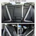 REEVAA 2025 Upgrade Car Seat Belt Cover Pad, Seat Shoulder Strap Pads, Seatbelt Covers for Women Man Adult & Kid, Car Accessories,14.5in, 2 PCS, Grey (Gray)