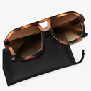 livho Trendy Polarized Square Aviator Sunglasses Women Men Square Eyewear Frame, Retro Sun Glasses for Women Men 2025 Shades