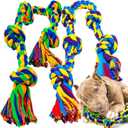 XL Indestructible Dog Toys for Aggressive Chewers Large Breed, Durable Dog Chew Toy, Large Dog Toys for Large Dogs Safe and Long Lasting Puppy Teething Chew Toys, Cotton Dog Rope Toys for Medium Dogs