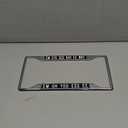 EM Eye See Kay EE WHY... License Plate Frame Black Background fits States with Tags on The top or Bottom