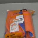 Lelepet Reversible Dog Coat Waterproof Dog Jacket Windproof Puffer Vest for Winter Warm Lightweight Coats for Medium Dogs Adjustbale Hook & Loop Pet Apparel with Leash Hole, French Bulldog, Orange, L