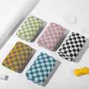 Madi-Cadi Hand Towels 5 Pack - Cotton Face Towels Soft, Absorbent, and Decorative Checkered Design for Bathroom, Kitchen, Gym, and Spa - 13 x 29 Inches for Any Occasion