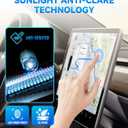 Tempered Glass Screen Protector Front/Rear Screen Fit for Tesla New Model Y Juniper & 2024-2026 Model 3 Highland, No More Glare& Fingerprint, Tempered Glass Protector with Alignment Kit,Front& Rear Protector - [2-Pack]