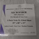 Destiny Crescent Bedding Microfiber 1 Pack Twin XL Fitted Sheet 39"/80"/15" Pink