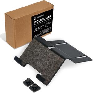 Moodular Add-ons Tablet/Smart Accessory Stand [Accessory Only - Requires Moodular Wooden Monitor Stand Slide Rails for Use] Black MSA-TS