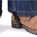 Milwaukee Leather Motorcycle Biker Elastic Bungee for Chaps or Pants in Various Emblems (Set of 2) MLA - One Size Fits Most (Mla4003-usa-flag)