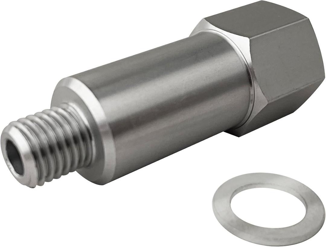 Coolant Temperature Sensor Water LS Engine Swap Adaptert Extended Length M12-1.5 Male to 3/8 NPT Female Fitting LSX LS1 LS3 LS2 LM4 LM7 L76 LQ4 LQ9 LR4 LS6 L92 L99 L33 LR4 LH6