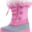 CyKie Girls Winter Snow Boots for Kids Boys Girls Insulated Waterproof Outdoor Shoes (9 Toddler, Pink)