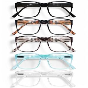 Gaoye Professional Reading Glasses for All Day - Computer Readers with Blue Light Protection - Value Pack +1.0