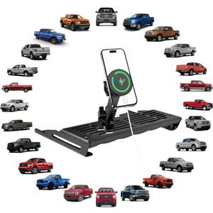 F150 Magnetic Phone Mount Compatible with 2009 2010 2011 2012 2013 2014 Ford F150 F-150 Truck Accessories Metal Cell Phone Holder Dash Platform Mount