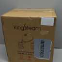 Hair Steamer Kingsteam 2 in 1 Ozone Facial Steamer, Design for Personal Care Use at Home or Salon Barber (Black)