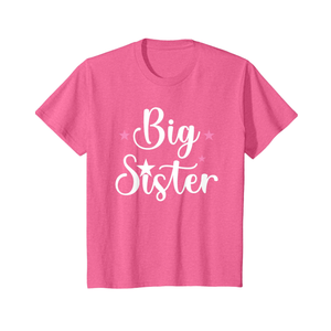 Brand: Great Selection 
Big Sister, Little Stars T-Shirt, Kids 6, Pink, size XS