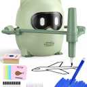 Drawing Robot for Kids, Montessori Drawing Robot with 100 Cards, Music & Voice Guidance, Educational Interactive Learning Toys for Boys & Girls Ages 3 4 5 6 7 8, Birthday Party