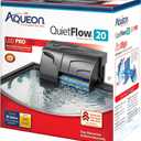 Aqueon QuietFlow 20 LED PRO Aquarium Fish Tank Power Filter For Up To 30 Gallon Aquariums