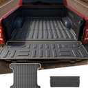 Truck Bed Mat for Ford F150 (2015-2025, 5.5FT) & F-150 Lightning (2022-2025), Heavy Duty Truck Bed Mat, All Weather TPE Bed Liner, Waterproof & Non-Slip, Truck Accessories, 2018 2019 Ford F150 Stuff