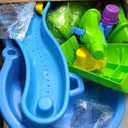 Step2 Rain Showers Splash Pond Toddler Water Table, Outdoor Kids Water Sensory Table, Ages 18+ Months, 13 Piece Water Toy Accessories, Blue & Green