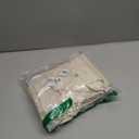 Chyhomenyc Natural Kitchen Curtains 45 Inch Length 2 Panels, Light Filtering Faux Linen Slub Textured Short Curtains, Neutral Soft Airy Window Treatment Curtain for Living Room Bedroom, 30Wx45L Inch