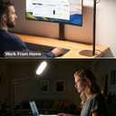 LitONES Led Desk Lamps for Home Office with Base, Tall Desk Lamp with 50 Light Modes & Memory and Timer Func Computer Light, Flexible Adjustable Table Lamps for Video Conference, Architect