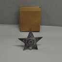 Punched Star Tree Topper 5.5" (6.5 Inch)