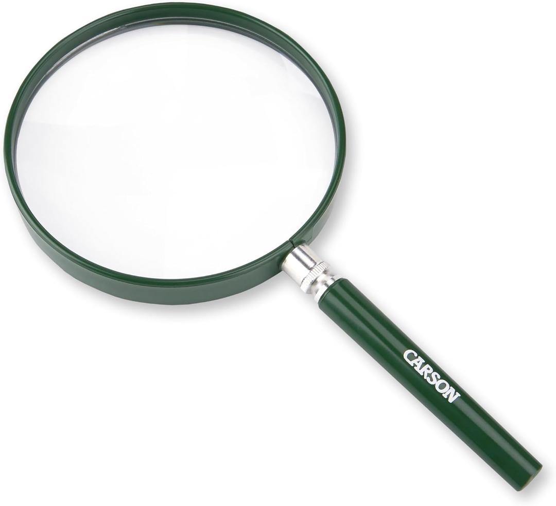 Carson BigEye Magnifier with Over-sized 5-Inch Lens (HU-20) (Single Pack)